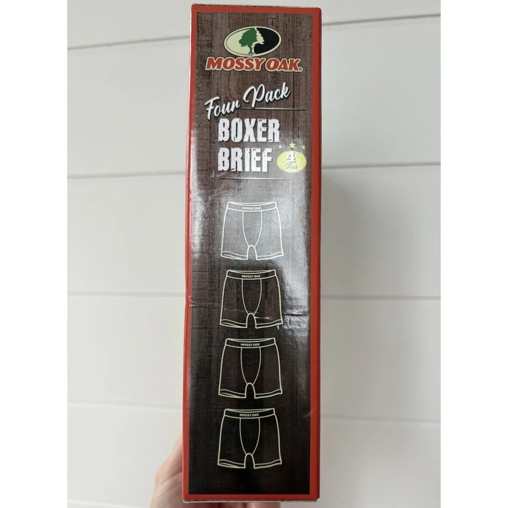 Mossy Oak 4 Pack Boxer Briefs Underwear Mens S 28-30